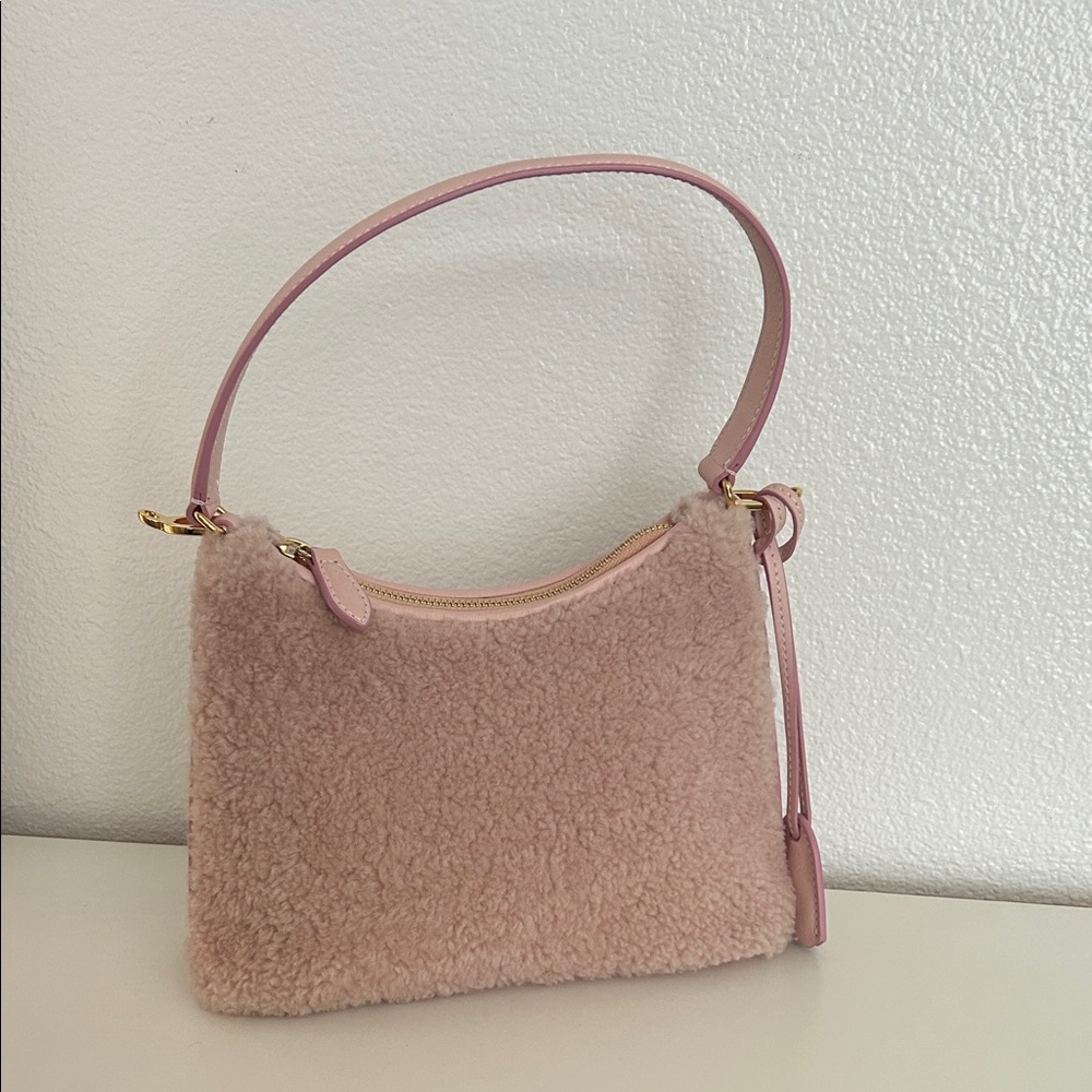 Mark cross shearling shoulder bag